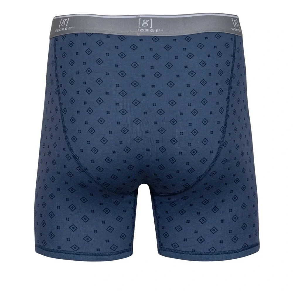 George Men's Regular Leg Boxer Briefs, 6-Pack